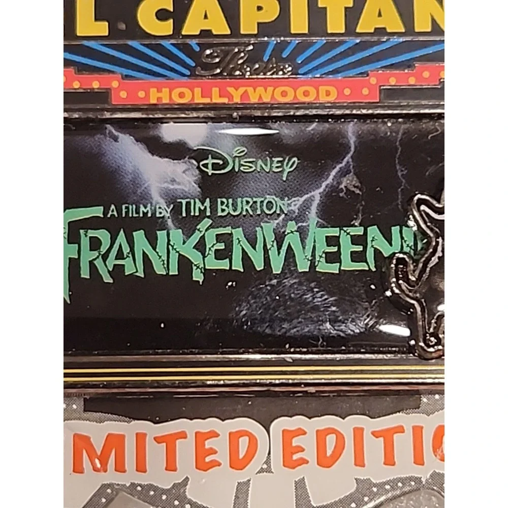 Disney Pin Frankenweenie Marquee Victor and Sparky Tim Burton DSF LE 500 92221‎